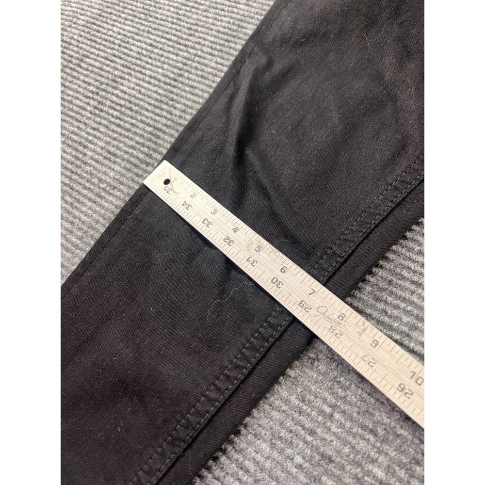 Miss Me Los Angeles Jeans Womens 32 Black Fleur-De-Lis Embellish Skinny Y2K - Picture 5 of 12
